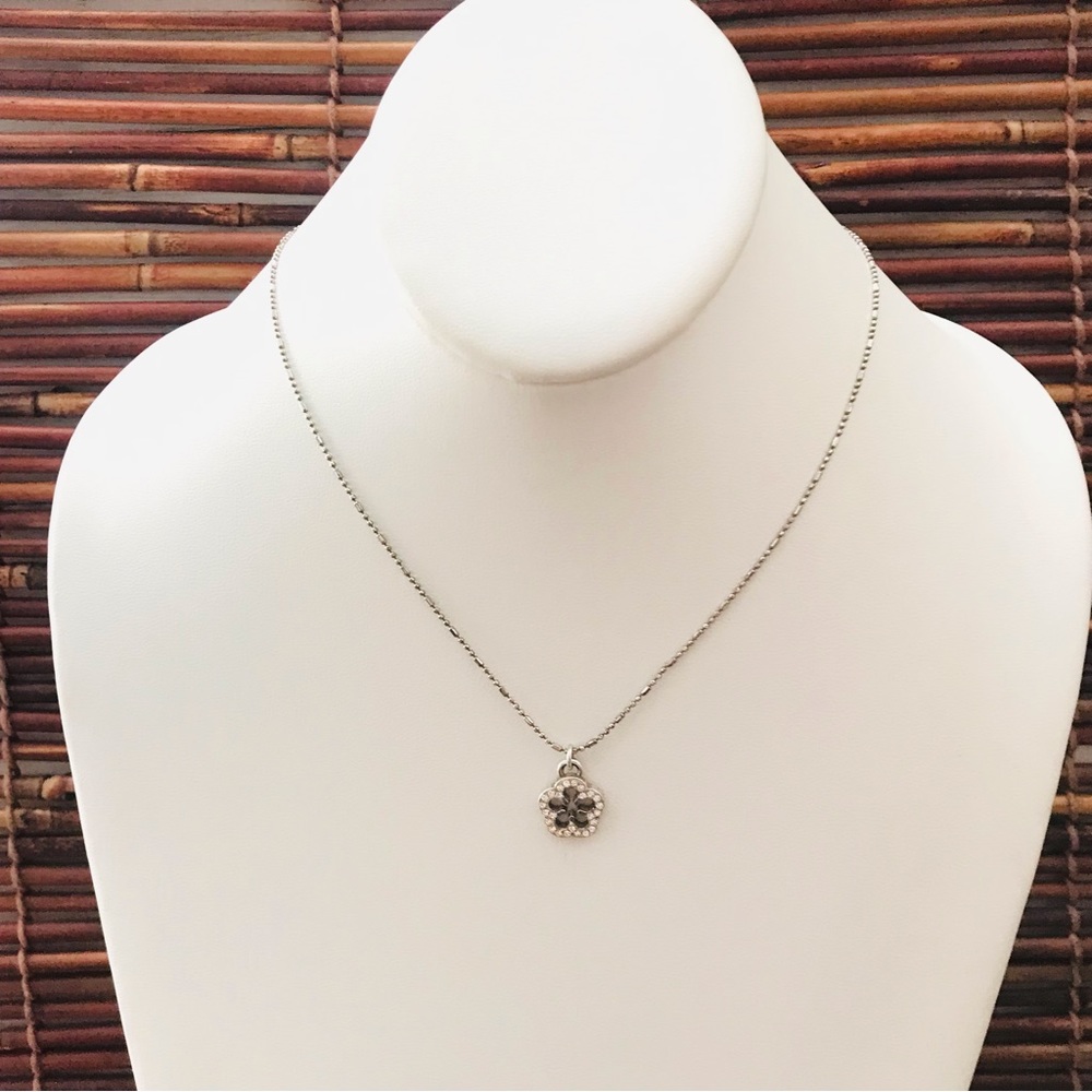 Brighton Crystal Flower Pendant Necklace